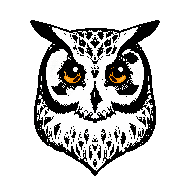 Owl pixel art avatar