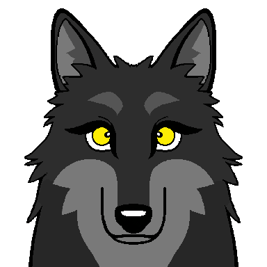 Wolf pixel art avatar