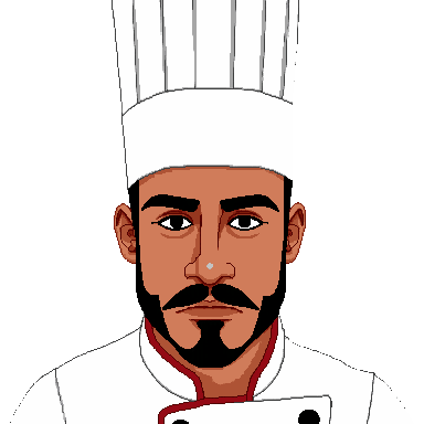 Chef pixel art avatar