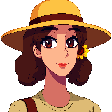 Gardener pixel art avatar