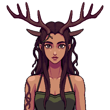 Druid pixel art avatar