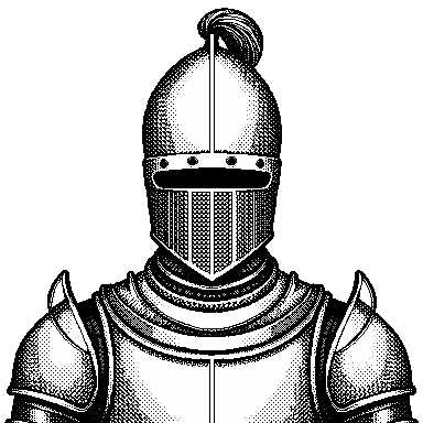 Knight pixel art avatar